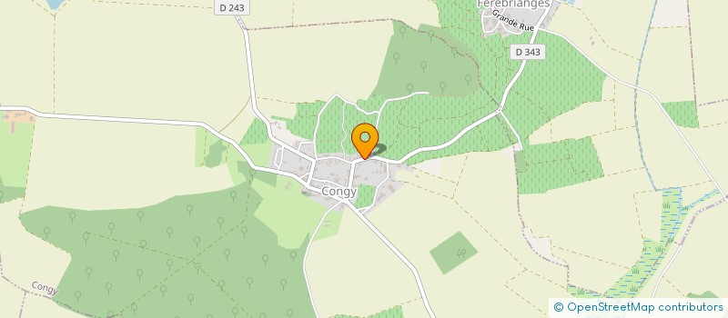 localisation de l'entreprise GFA DES CLOS PRIEURS  CONGY