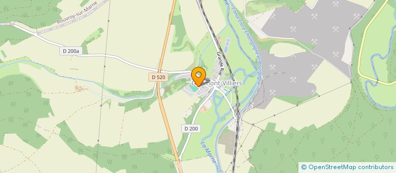 localisation de l'entreprise GFA DES COLLINETTES à GUDMONT-VILLIERS