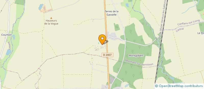 localisation de l'entreprise GFA DES COLLINONS à MORMANT-SUR-VERNISSON