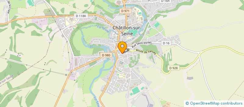 localisation de l'entreprise GFA DES COMBES  CHATILLON-SUR-SEINE