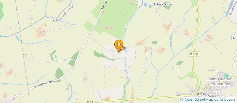 localisation de l'entreprise GFA DES COTEAUX  MAUGES-SUR-LOIRE