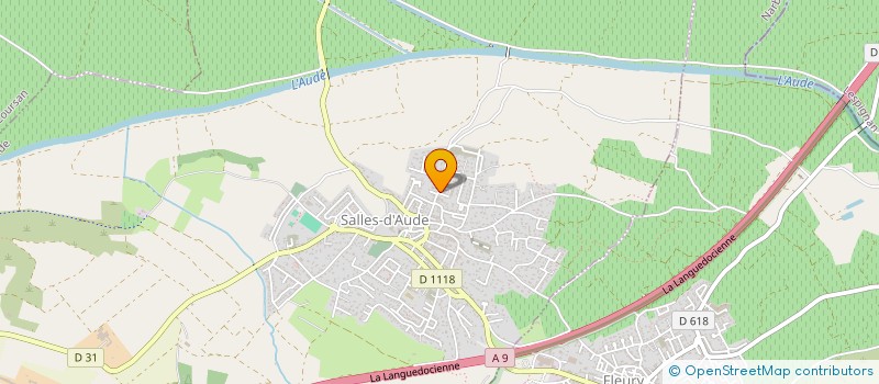 localisation de l'entreprise GFA DES COTEAUX DE PERIGNAN à SALLES D AUDE
