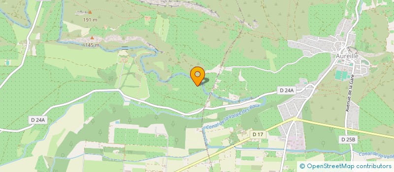 localisation de l'entreprise GFA DES COUSTIERES  MOURIES