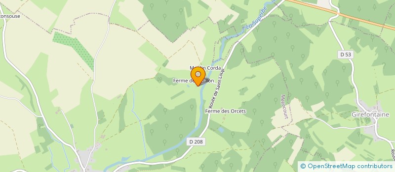 localisation de l'entreprise GFA DES CRAILLONS  MELINCOURT