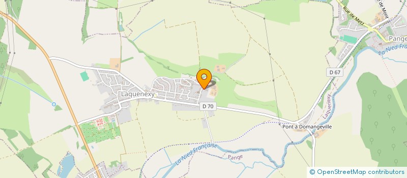 localisation de l'entreprise GFA DES CREMIERES  LAQUENEXY