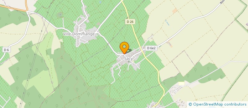 localisation de l'entreprise GFA DES CRETTIEUX  SACY