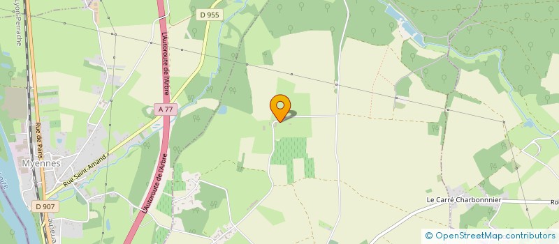 localisation de l'entreprise GFA DES CROSIERS à COSNE COURS SUR LOIRE
