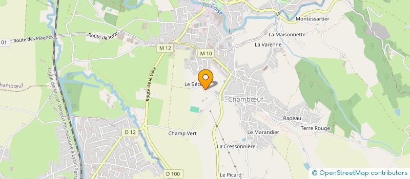 localisation de l'entreprise GFA DES DAM'S  CHAMBUF