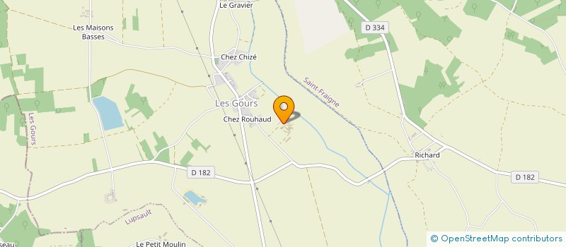 localisation de l'entreprise GFA DES DEFFENDS à SAINT-FRAIGNE