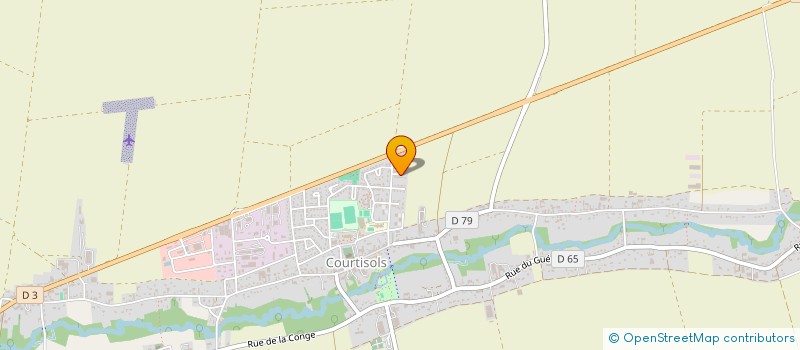 localisation de l'entreprise GFA DES DEUX FLECHES  COURTISOLS