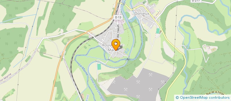 localisation de l'entreprise GFA DES DEUX RIVIERES à ROUVROY-SUR-MARNE