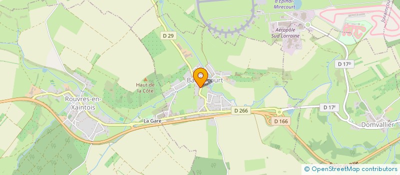 localisation de l'entreprise GFA DES DEUX SITES  BAUDRICOURT