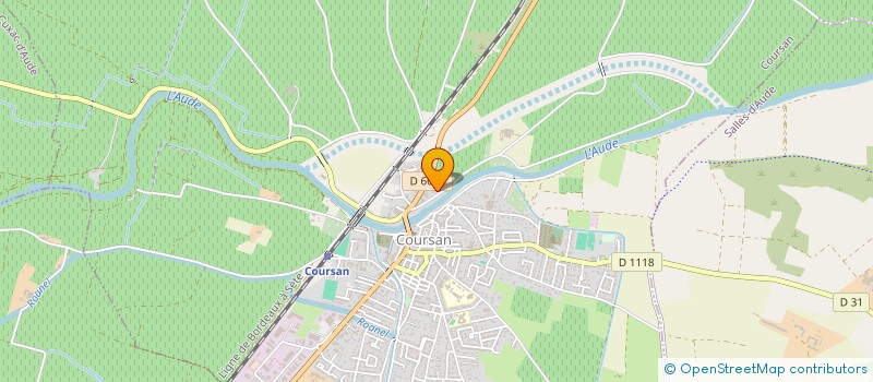 localisation de l'entreprise GFA DES DOMAINES D'AUREILLE ET MONTELS  COURSAN