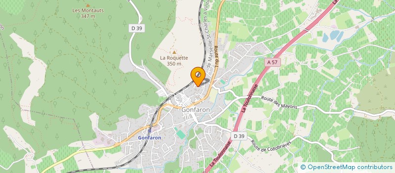 localisation de l'entreprise GFA DES DOMAINES DE CHATEAU GASQUI  GONFARON