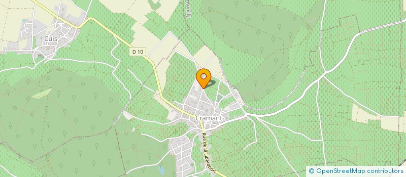 localisation de l'entreprise GFA DES DOMAINES DE SAINT JEAN  CRAMANT