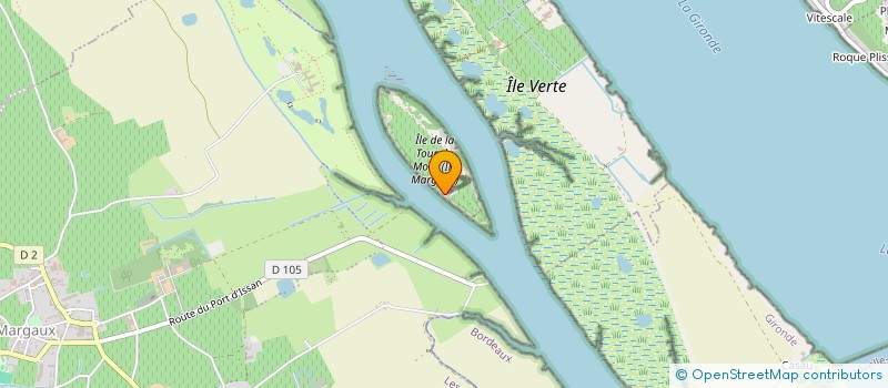 localisation de l'entreprise GFA DES DOMAINES POITOU à CUSSAC-FORT-MEDOC