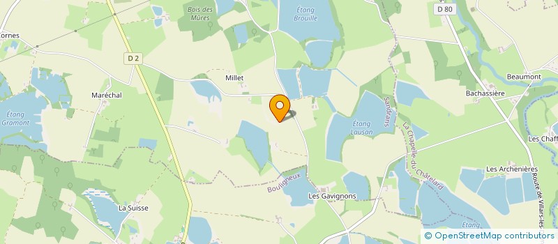 localisation de l'entreprise GFA DES DOMBES  SANDRANS