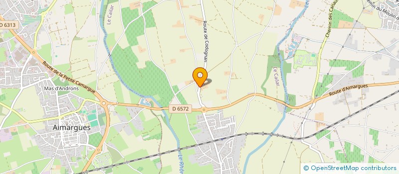 localisation de l'entreprise GFA DES ECURIES  LE CAILAR