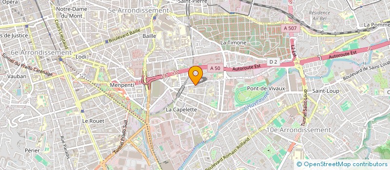 localisation de l'entreprise GFA DES ECURIES DE LA NOVA à MARSEILLE