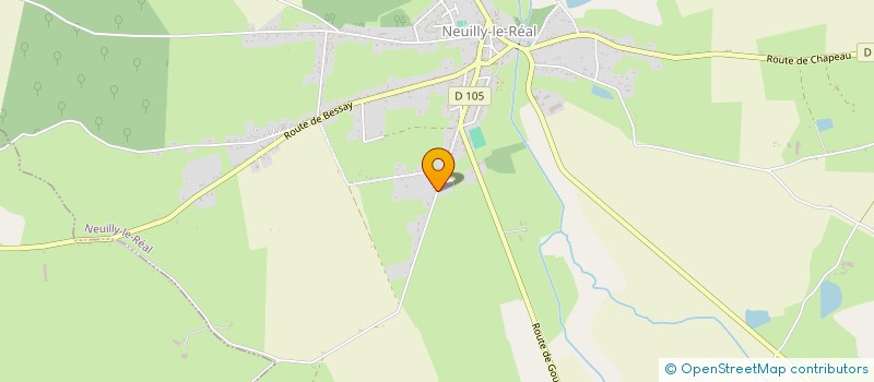localisation de l'entreprise GFA DES EDELINS à LA FERTE-HAUTERIVE