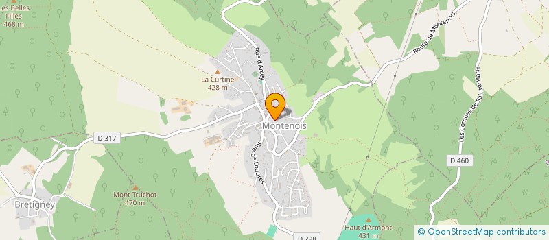 localisation de l'entreprise GFA DES ENFANTS DE JEANNIN PAUL à MONTENOIS