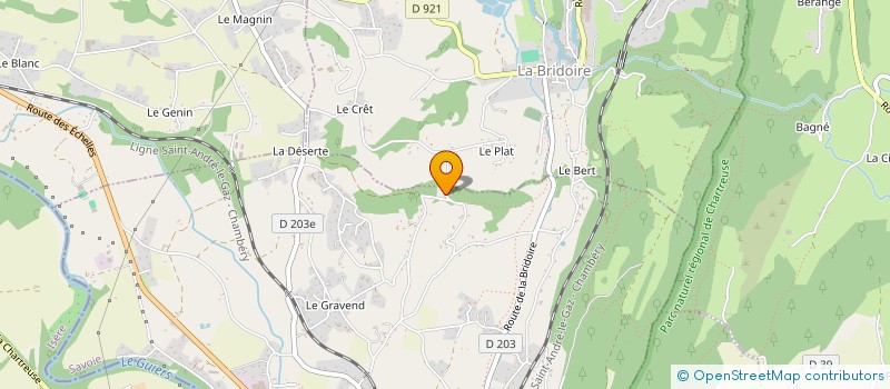 localisation de l'entreprise GFA DES ENVERS  SAINT-BERON