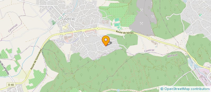 localisation de l'entreprise GFA DES ERPEATS  CAVEIRAC