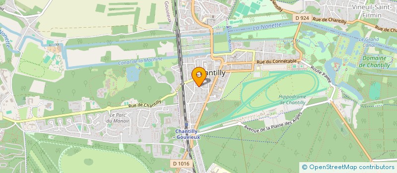 localisation de l'entreprise GFA DES ETANGS DE PICARDIE  CHANTILLY