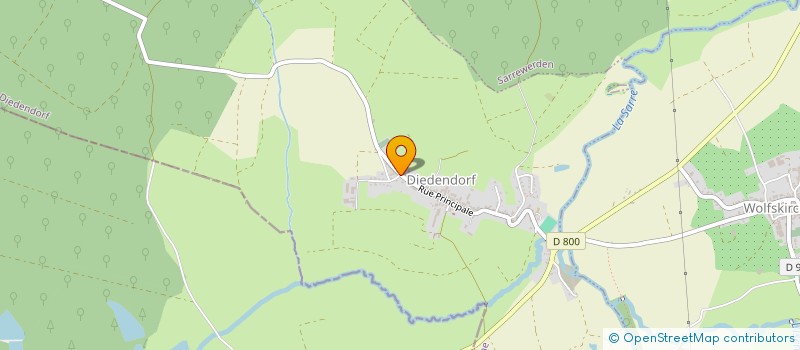 localisation de l'entreprise GFA DES FERMES  DIEDENDORF