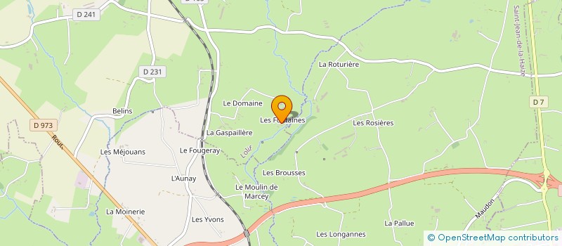 localisation de l'entreprise GFA DES FONTAINES  LOLIF