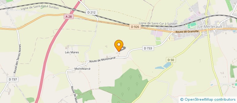 localisation de l'entreprise GFA DES FOUTELEES à MERLERAULT-LE-PIN