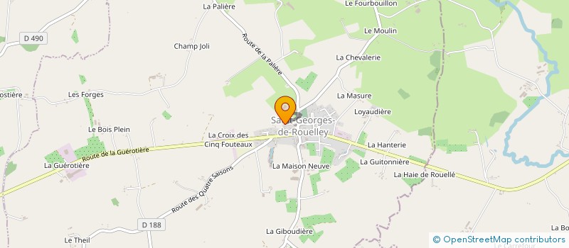 localisation de l'entreprise GFA DES FRERES BOULLE  SAINT-GEORGES-DE-ROUELLEY