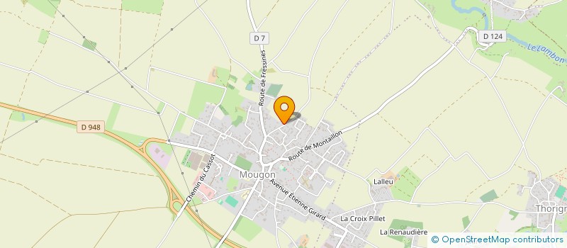 localisation de l'entreprise GFA DES FRERES NOURRIGEON  AIGONDIGNE