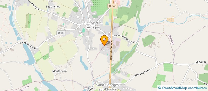 localisation de l'entreprise GFA DES GALANDES  SAINT-MARTIN-D'AUXIGNY