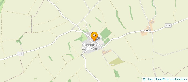 localisation de l'entreprise GFA DES GARENNES  HANNOGNE-SAINT-REMY