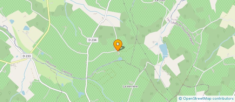 localisation de l'entreprise GFA DES GAURIES  CAPLONG