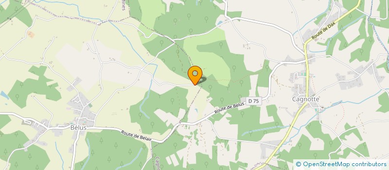 localisation de l'entreprise GFA DES GAVES  HASTINGUES