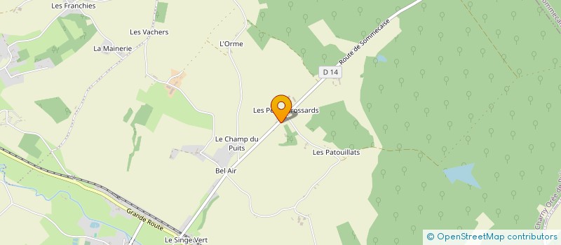 localisation de l'entreprise GFA DES GELISSES à CHARNY OREE DE PUISAYE