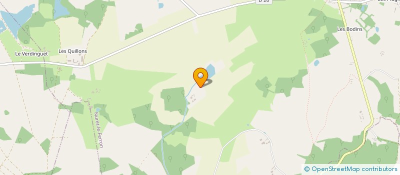 localisation de l'entreprise GFA DES GENETTES à NURET-LE-FERRON