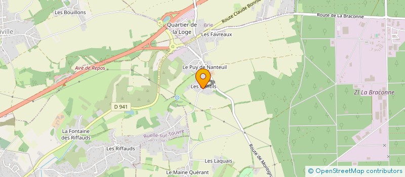 localisation de l'entreprise GFA DES GENTIS à MORNAC