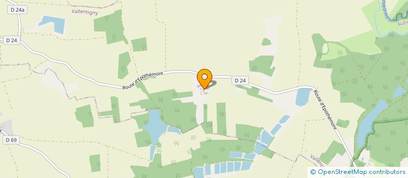 localisation de l'entreprise GFA DES GRANDES DEVISELLES  VALLENTIGNY