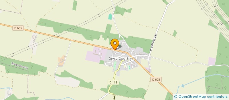 localisation de l'entreprise GFA DES GRANDES MAISONS  SIVRY-COURTRY