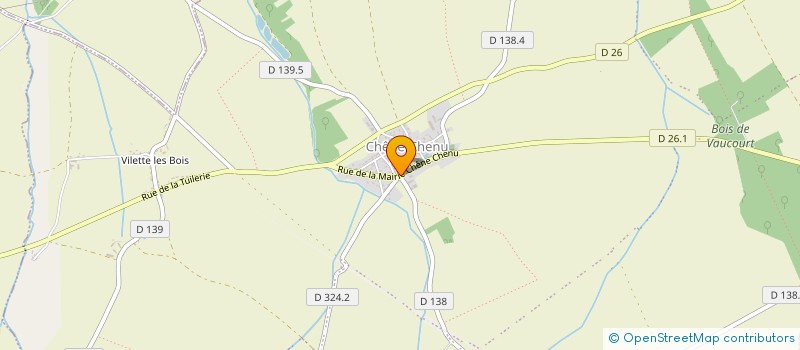 localisation de l'entreprise GFA DES GRANDES MARNIERES à TREMBLAY-LES-VILLAGES