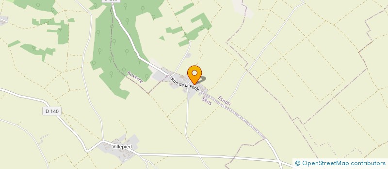 localisation de l'entreprise GFA DES GRANDES PLACES  ESNON