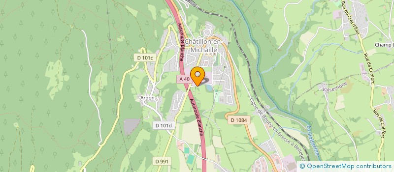 localisation de l'entreprise GFA DES GRANDS CHAMPS  VALSERHONE