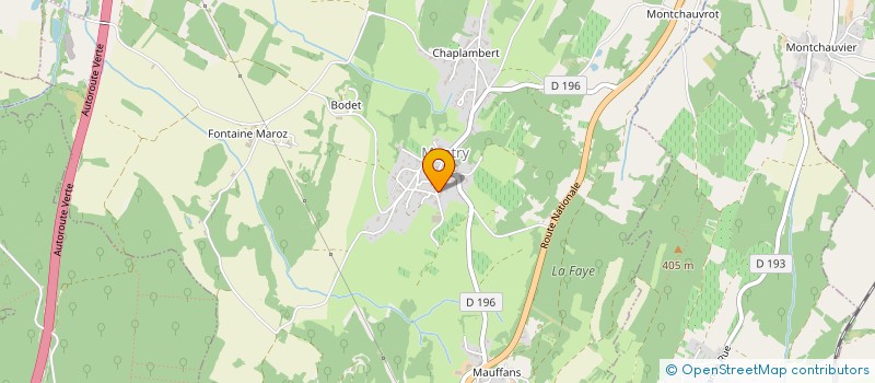 localisation de l'entreprise GFA DES GRANDS CHENEVIERS  MANTRY