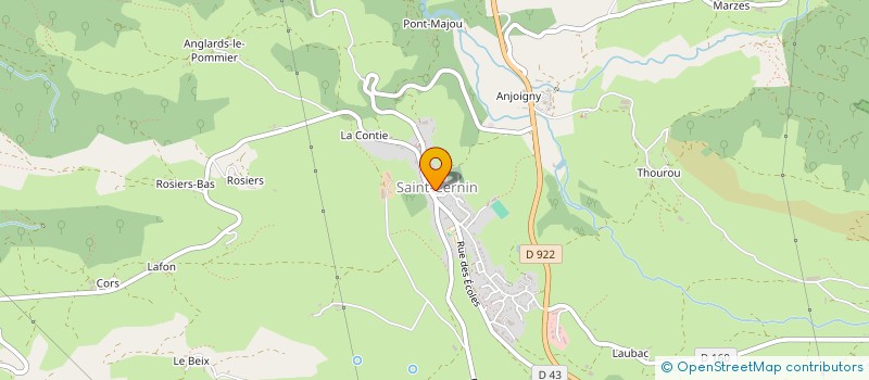 localisation de l'entreprise GFA DES GRANDS CHEZEAUX  LES GRANDS CHEZEAUX