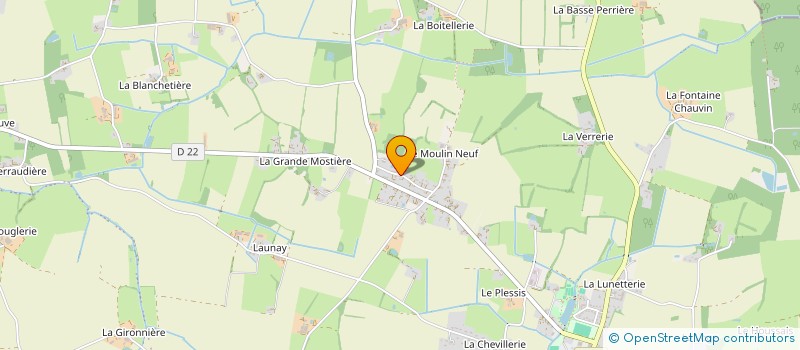 localisation de l'entreprise GFA DES GREES à LOIREAUXENCE