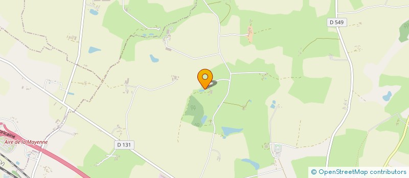 localisation de l'entreprise GFA DES GUETTERIES  ARGENTRE