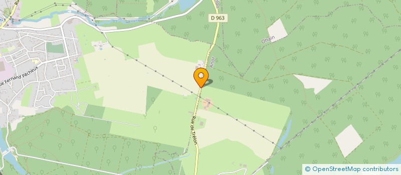 localisation de l'entreprise GFA DES HAIES  FOURMIES